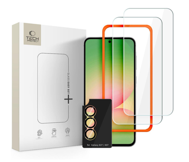 Tech-Protect Easy Set+ 3-Pack Galaxy A37 5G Clear - 1523249 - zdjęcie